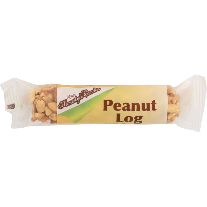 Crown Candy Company Peanut Log 3 Oz. (Pack of 12)