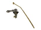Danco 89447A Wallplate Toilet Handle, Brass, For: Angled, Front or Side-Mount Toilet Tank