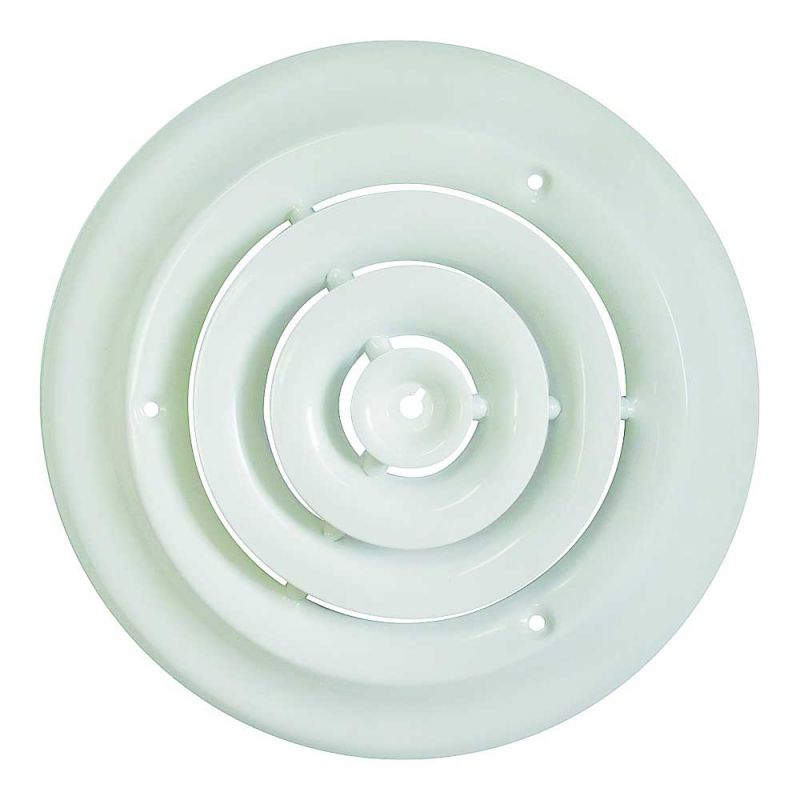 ProSource SRSD08 Round Ceiling Diffuser, White White