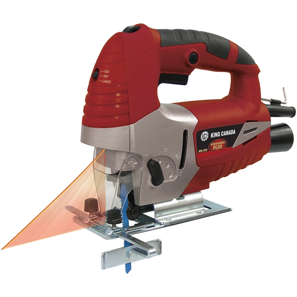 Buy King Canada 8329 Jig Saw, 6.5 A, 3-1/8, 3/8 in Cutting Capacity, 3/4 in  L Stroke, 500 to 3000 spm SPM