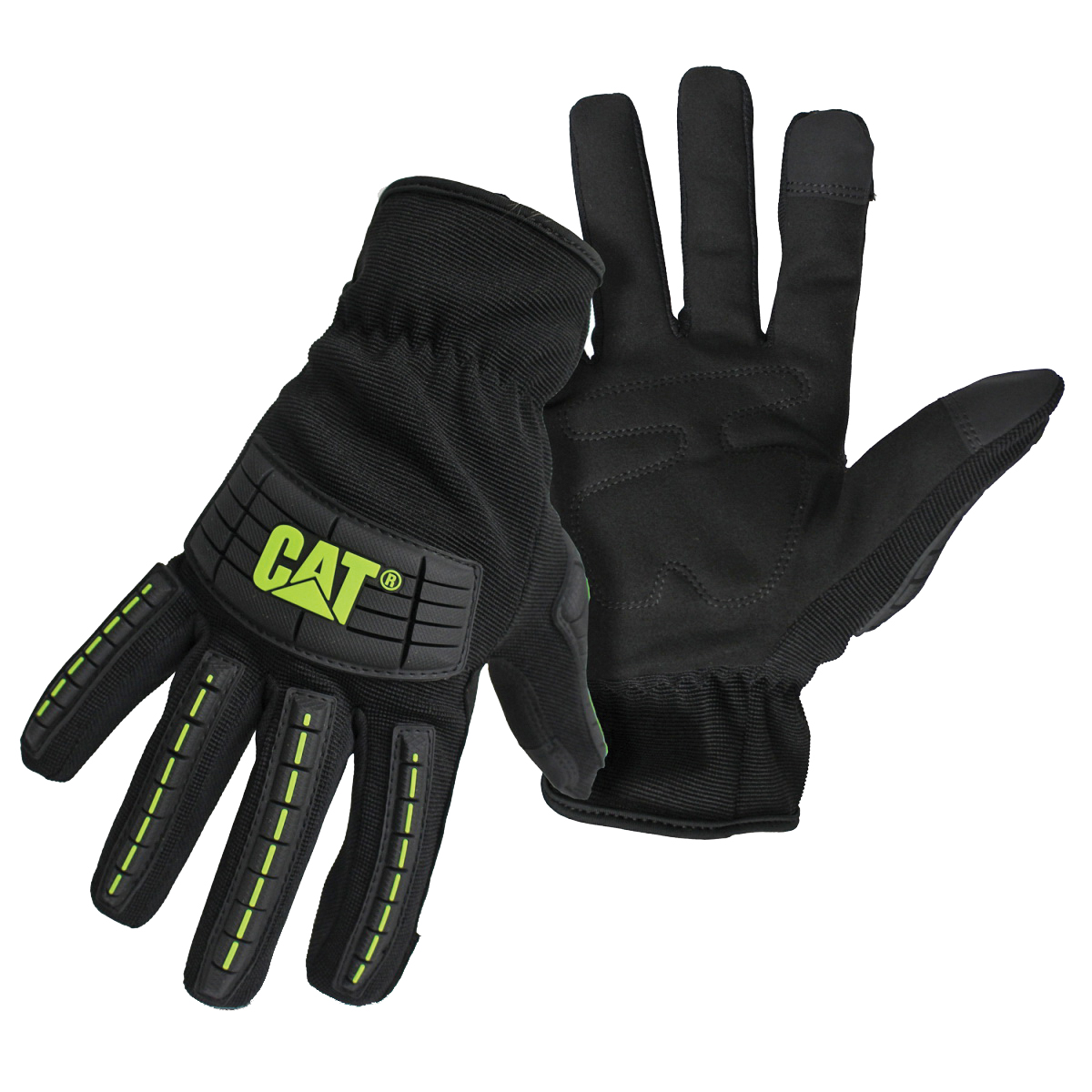 Scotts Large Latex Dipped Green & Black Gloves Sc30602