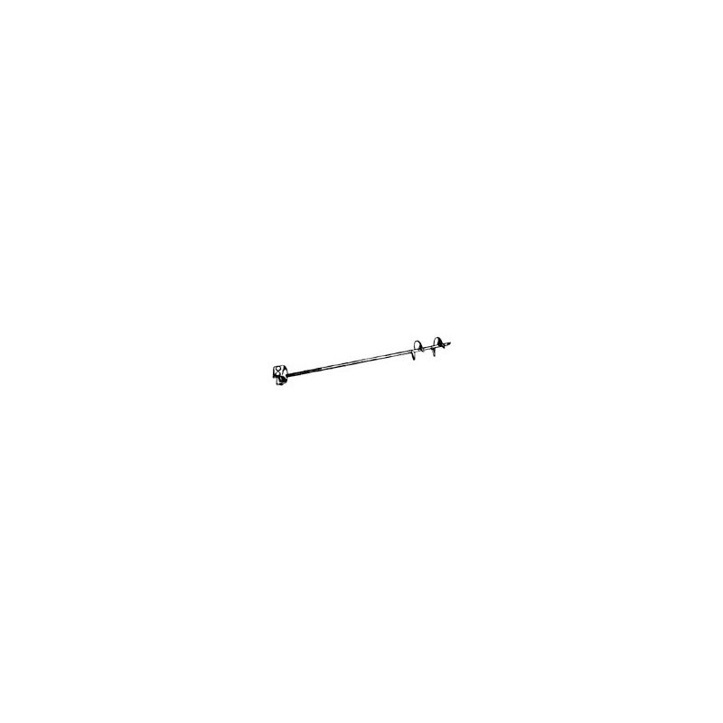 Tie Down MI2H64 59250 Earth Anchor, Iron, Painted Black