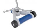 Best Garden Metal 3-Arm Rotary Sprinkler Blue &amp; Gray