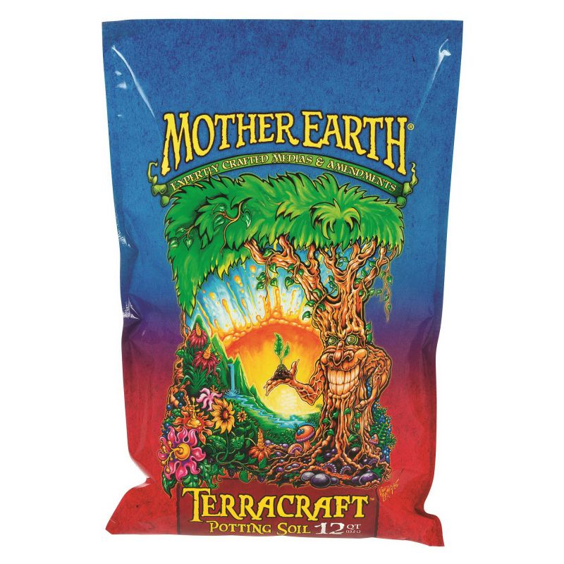 Mother Earth Terracraft HGC714902 Potting Soil, Solid, Light Brown, 12 qt Package, Pallet Light Brown