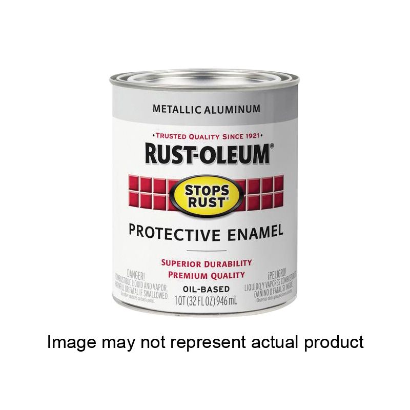 Rust-Oleum 352847 Rust Preventative Paint, Oil, Hammered, Black, 1 qt, 85 sq-ft Coverage Area Black (Pack of 2)