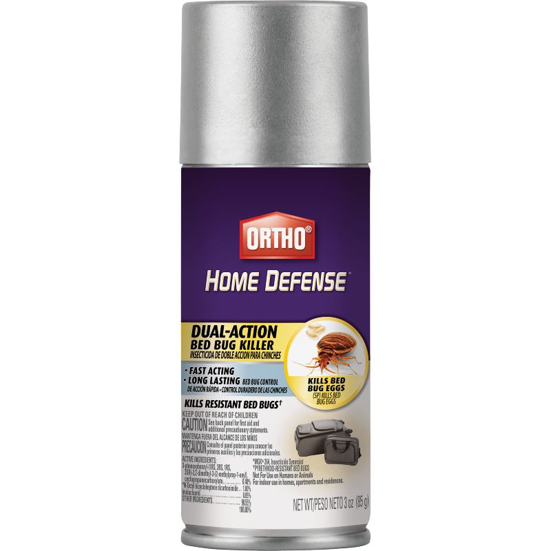 Ortho Home Defense Dual-Action Bedbug Killer 3 Oz., Aerosol Spray
