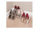 ClosetMaid 103900 Shoe Rack, 23 in W, 10 in H, Steel, White White