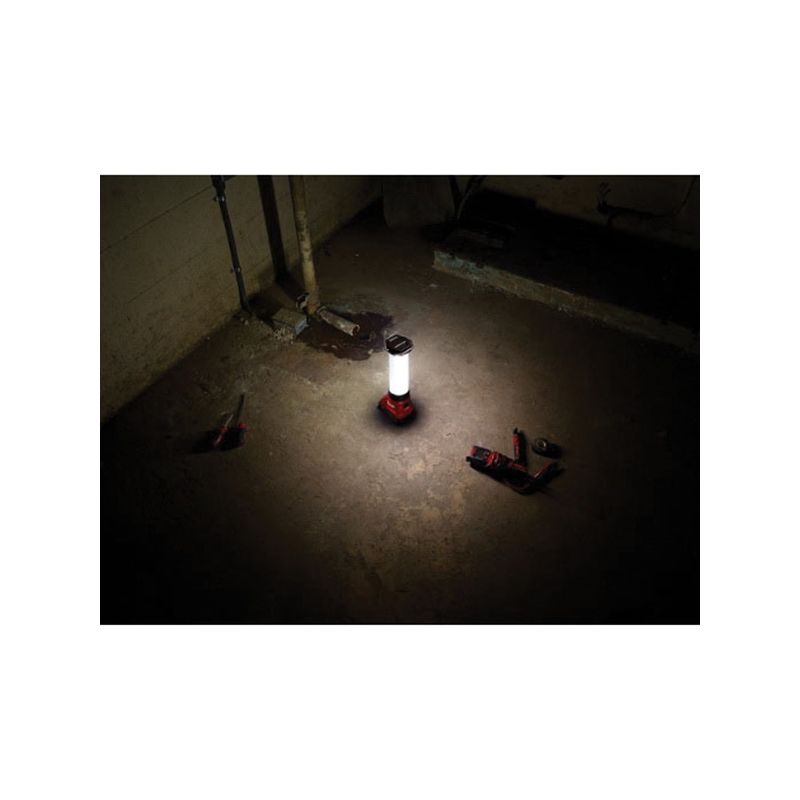 Milwaukee 2363-20 Lantern/Flood Light, LED Lamp, Red Red