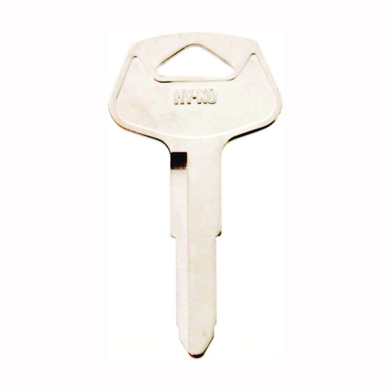 Hy-Ko 11010TR20 Automotive Key Blank, Brass, Nickel, For: Toyota Vehicle Locks (Pack of 10)