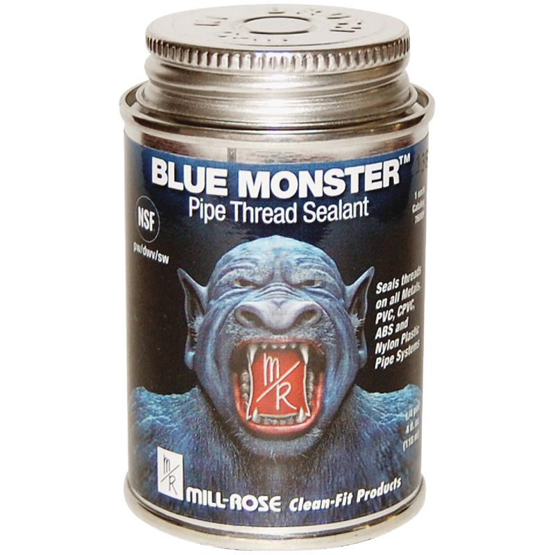 BLUE MONSTER Pipe Thread Sealant 1/4 Pt., White