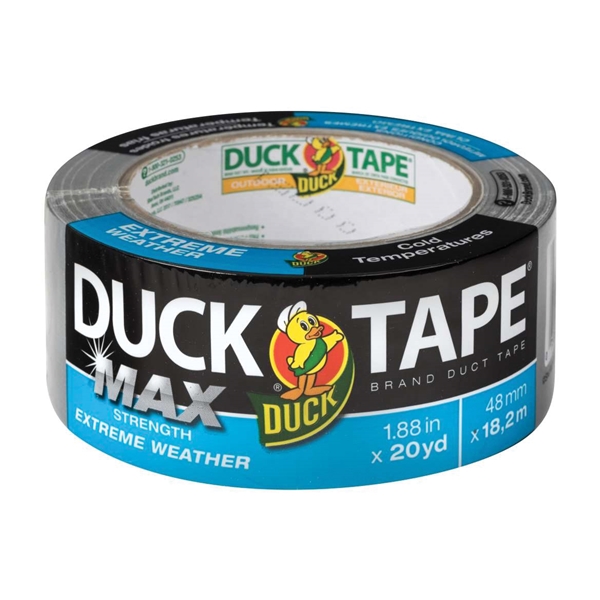 Duck Tape Heavy Duty Duct Tape, 1.88 x 20 Yds., Black (1265013