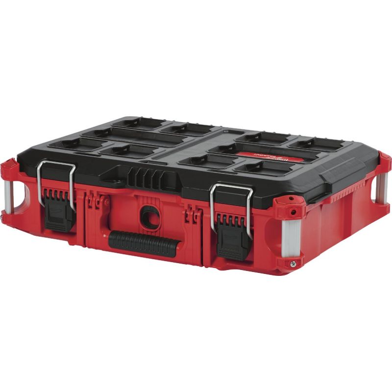 Milwaukee PACKOUT Toolbox 75 Lb., Black/Red