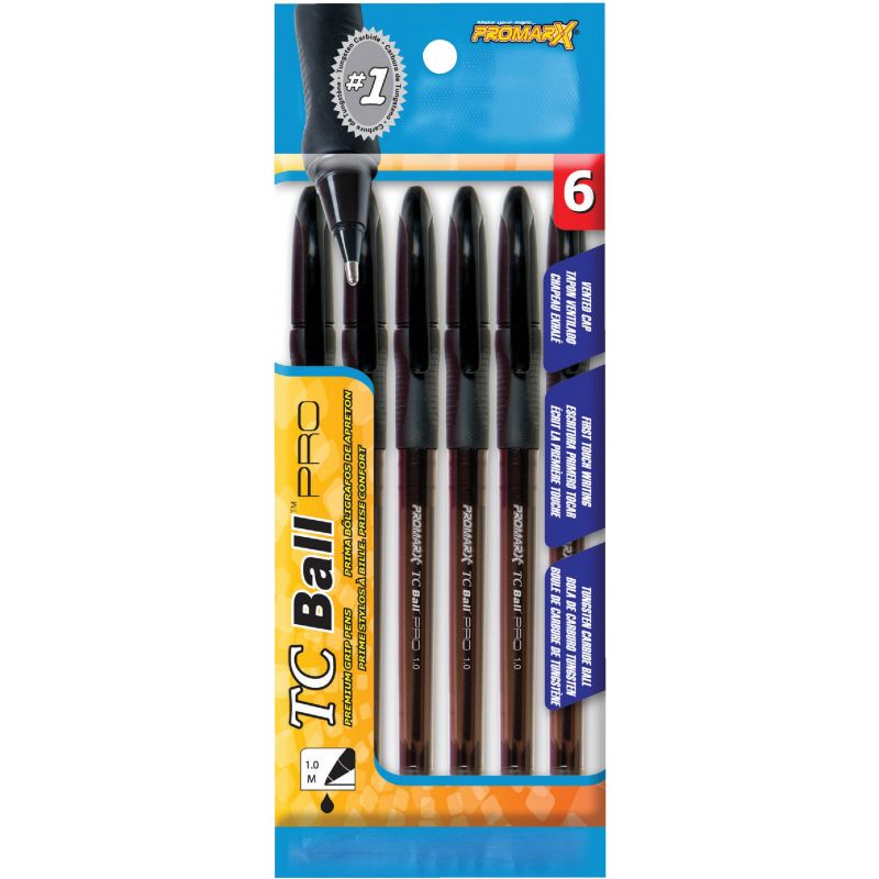 ProMarx TC Ball Pro Stick Pen Black (Pack of 12)