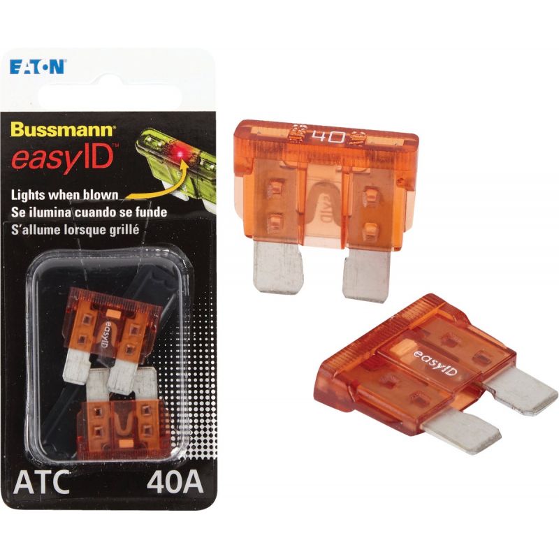 Bussmann easyID Illuminating Automotive Fuse Orange, 40