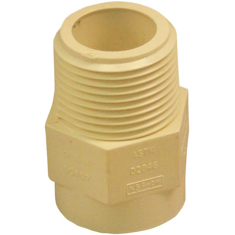 Charlotte Pipe Male Thread to CPVC Adapter 3/4 In. Slip X 3/4 In. MIP