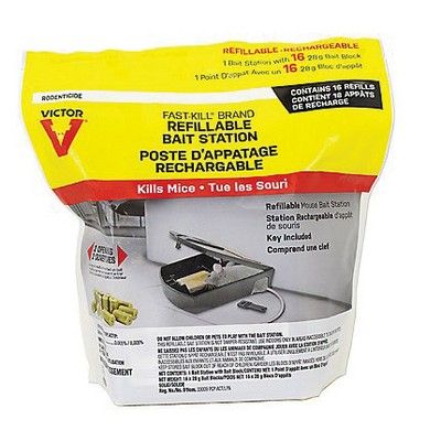 Victor Fast-Kill Brand Disposable Mouse Poison Bait Station