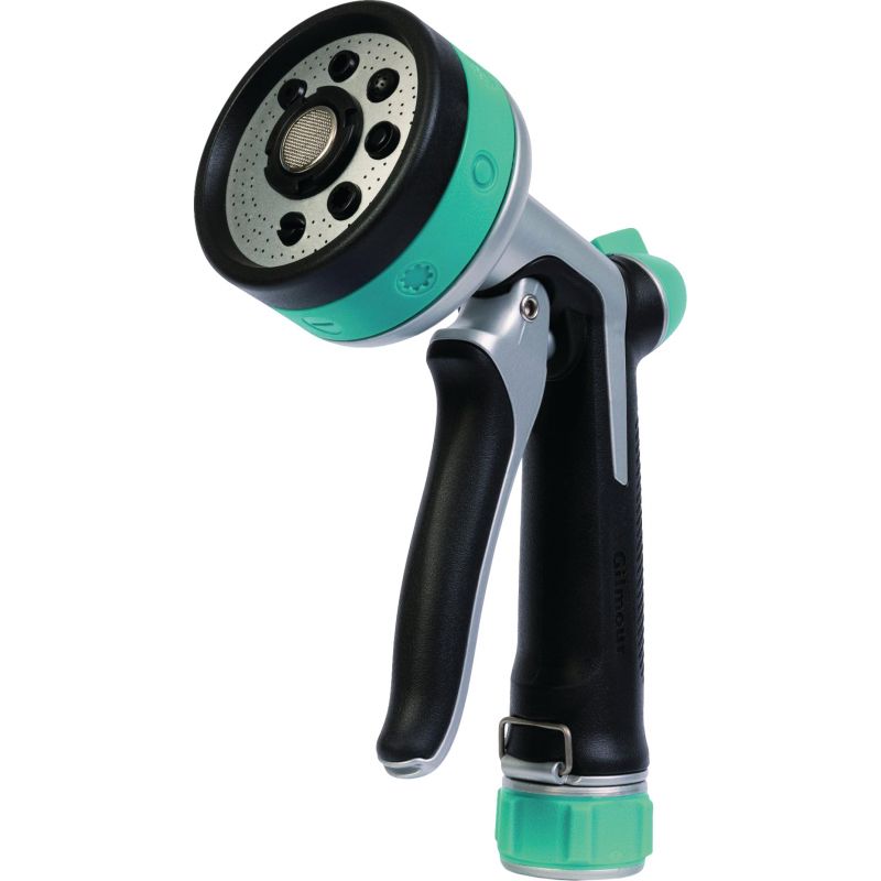 Gilmour Stainless Steel 8-Pattern Nozzle Black/Green
