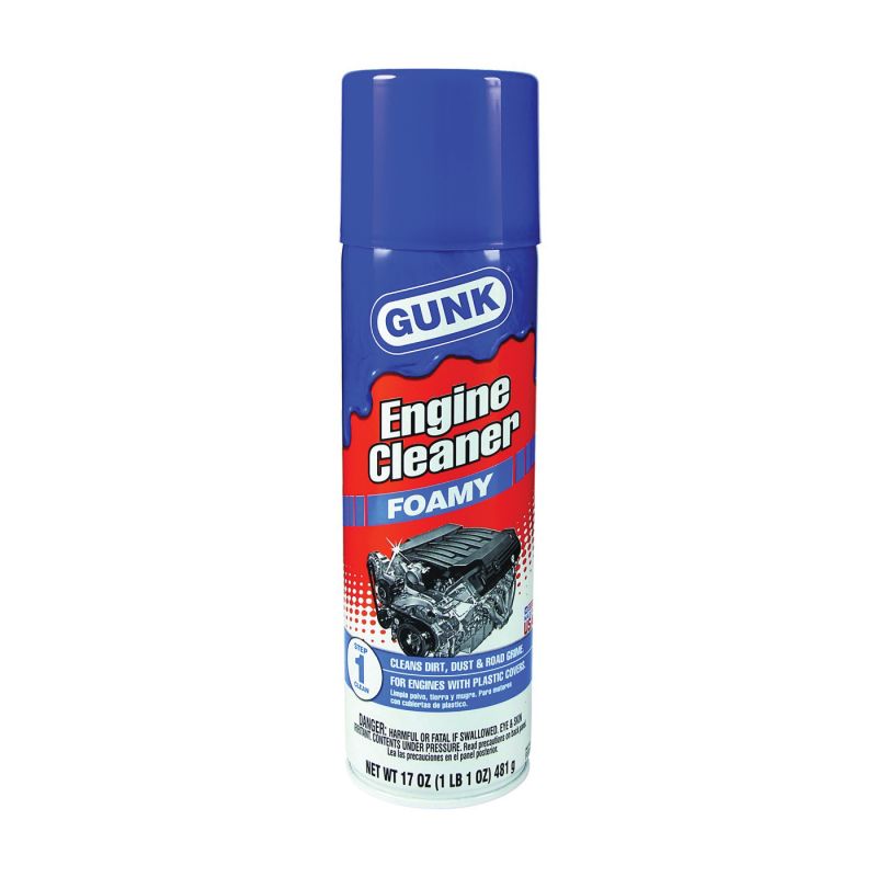 Gunk FEB1CA Engine Cleaner, 17 oz, Liquid, Aromatic Milky White
