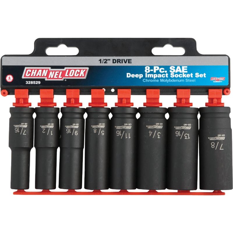 Channellock 8-Piece 1/2 In. Drive Deep Impact Driver Set