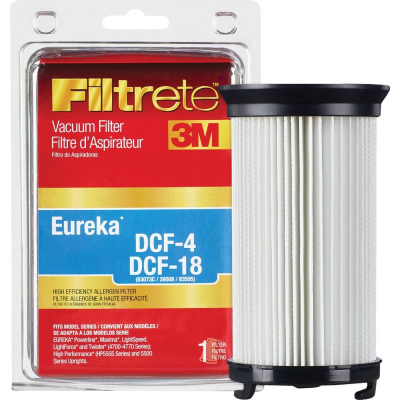 3M Filtrete Eureka DCF-4/DCF-18 HEPA Vacuum Filter 4-4/5 In W X 7-3/10 In H 2-3/5 In L