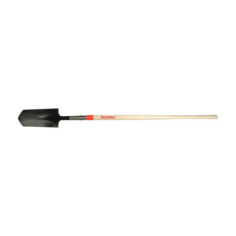 Razor-Back 47115 Ditch Shovel, 5-3/4 in W Blade, Steel Blade, Hardwood Handle, Straight Handle, 48 in L Handle 11-1/2 In