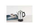 Cuisinart PRC-12N Classic Percolator, 12 Cup Capacity, 1000 to 1500 W, Stainless Steel, Silver, Knob Control 12 Cup, Silver