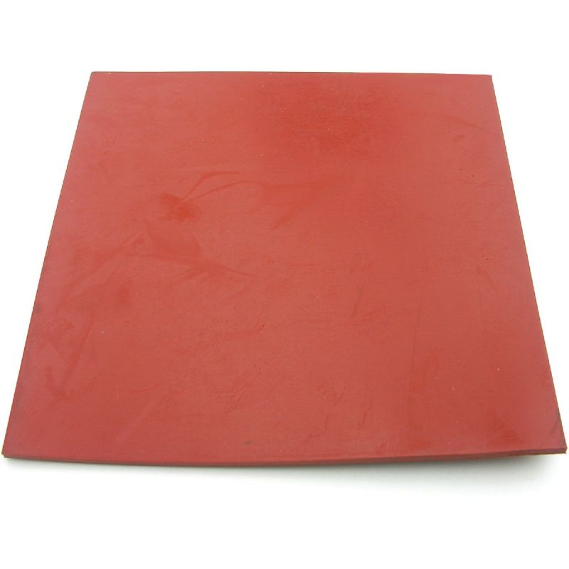 Lasco Red Rubber Sheet Packing Gasket Material 6 In. L X 6 In. W X 1/8 In. Thick