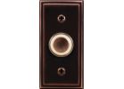 Heath Zenith Wired Lighted Doorbell Push-Button Oil Rubbed Bronze
