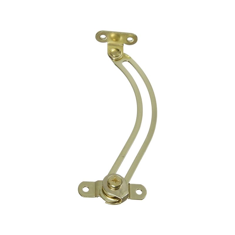 National Hardware N208-645 Friction Lid Support, Steel, Brass, 5 in L