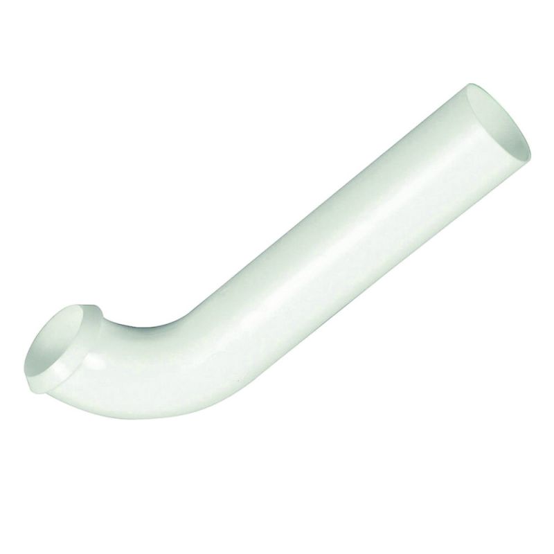 Danco 50994 Wall Tube, 1-1/2 in, 7-3/4 in L, Ground Joint, Plastic, White White