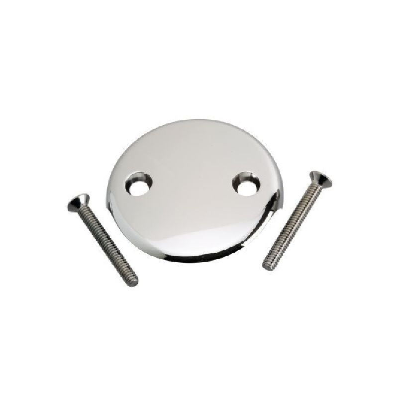 Moen M-Line Series M1919 Overflow Plate, Chrome, Specifications: 2 Holes