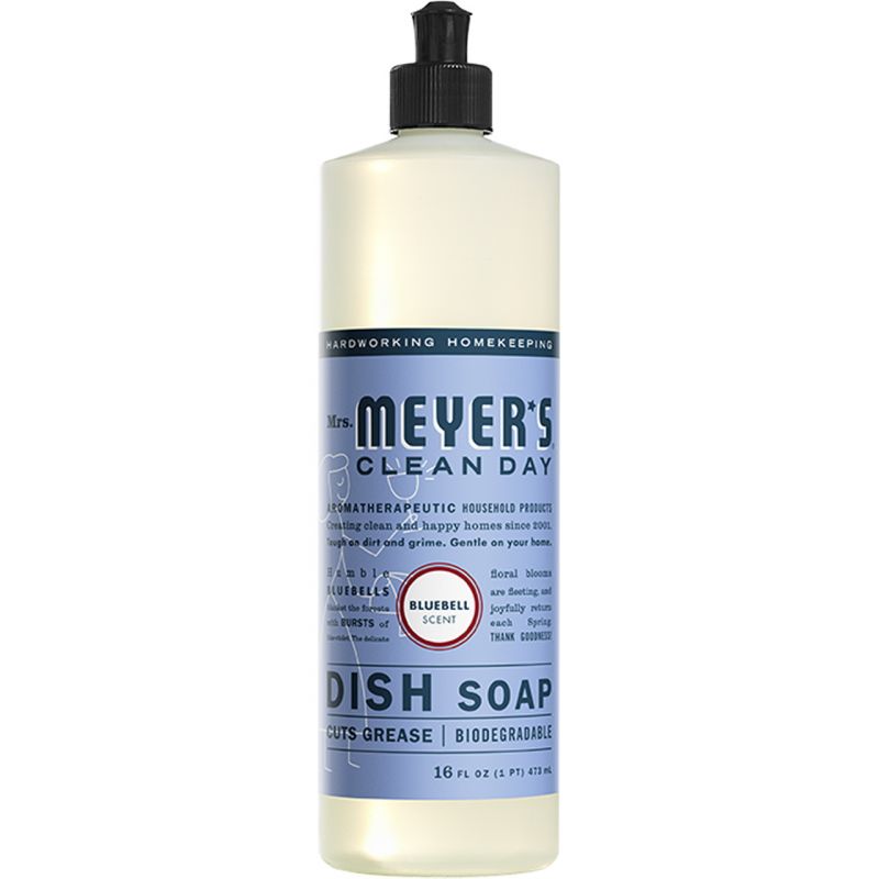 Mrs. Meyer&#039;s 17481 Dishwasher Soap, 16 fl-oz, Liquid, Bluebell