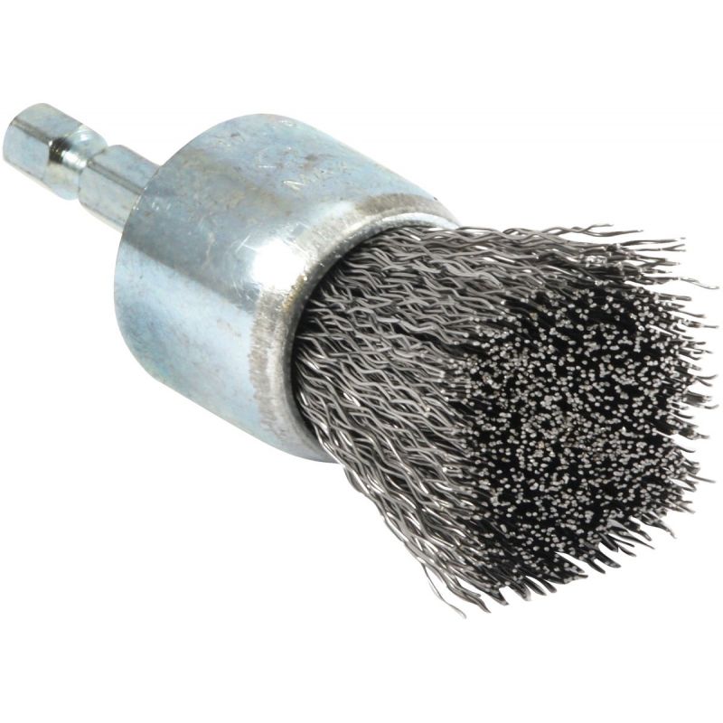 Forney End Drill-Mounted Wire Brush