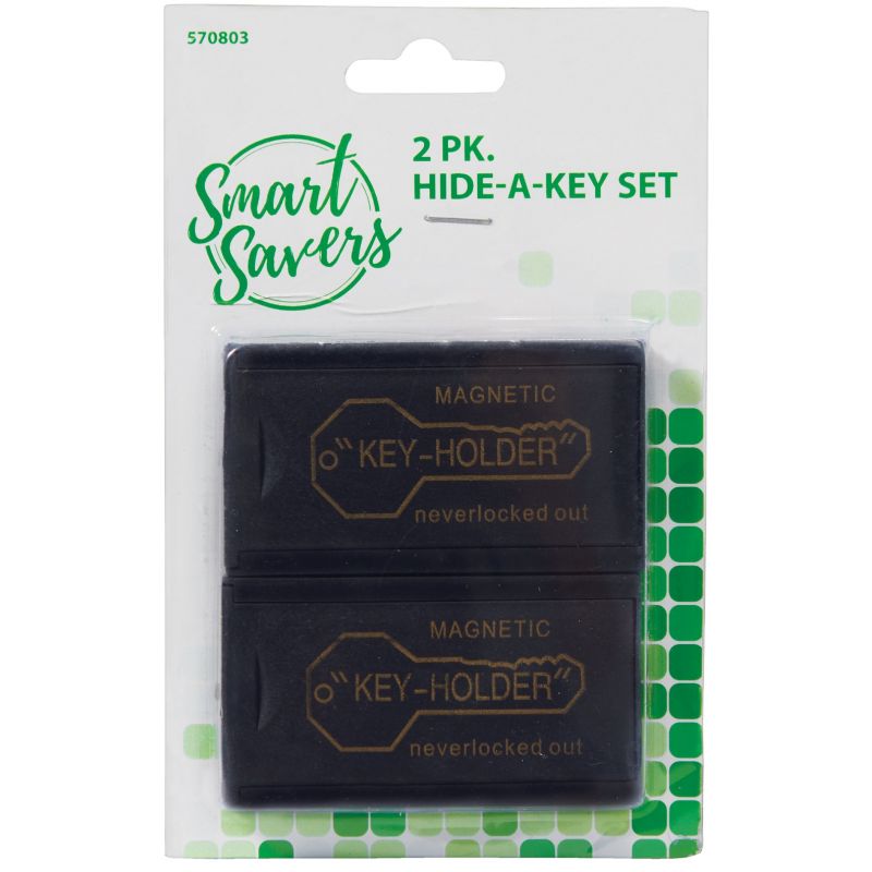 Smart Savers Hide-A-Key Key Hider Black (Pack of 12)
