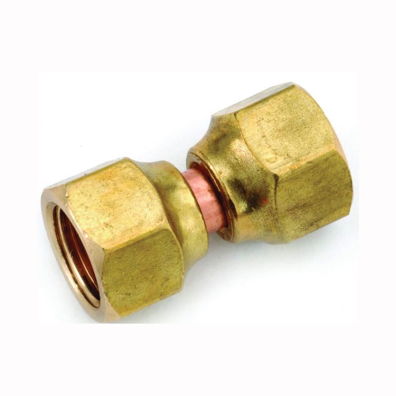 Anderson Metals 754070-10 Swivel Pipe Union, 5/8 in, Flare, Brass, 650 psi Pressure (Pack of 5)