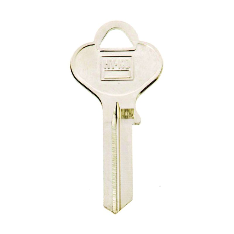 Hy-Ko 11010EA27 Key Blank, Brass, Nickel, For: Eagle Cabinet, House Locks and Padlocks (Pack of 10)