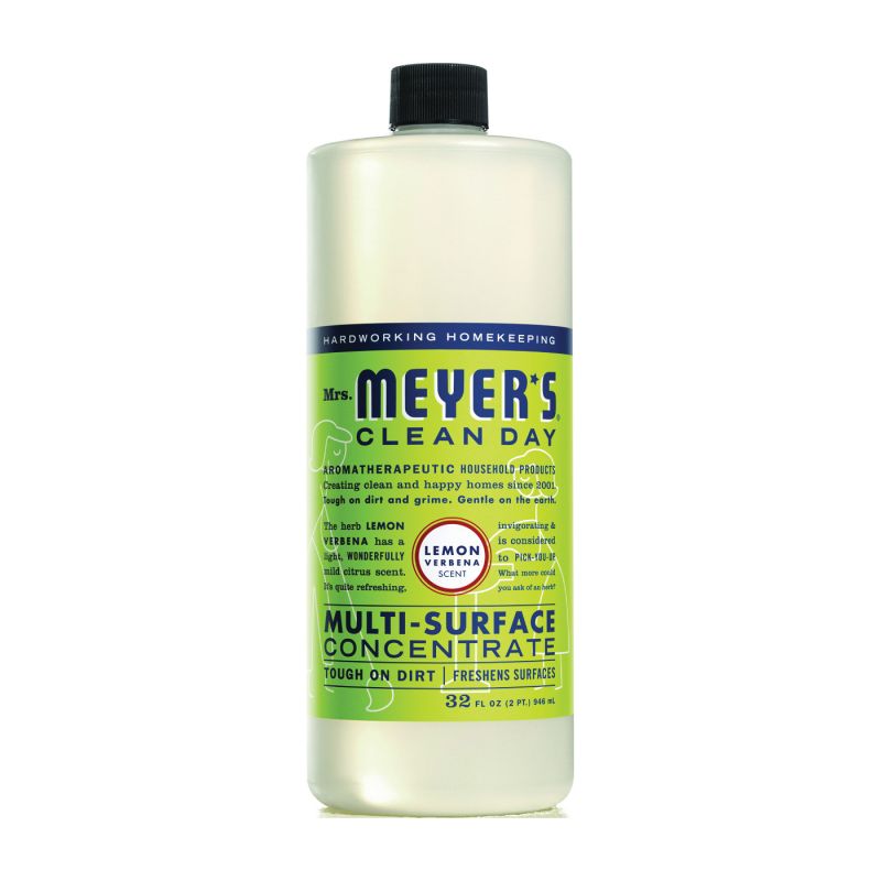 Mrs. Meyer&#039;s Clean Day 12440 Cleaner, 32 oz Bottle, Liquid, Lemon Verbena
