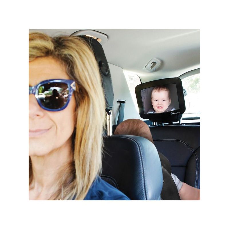 Dreambaby L263 Backseat Mirror, Adjustable, For: Car Seats with Detachable Headrests