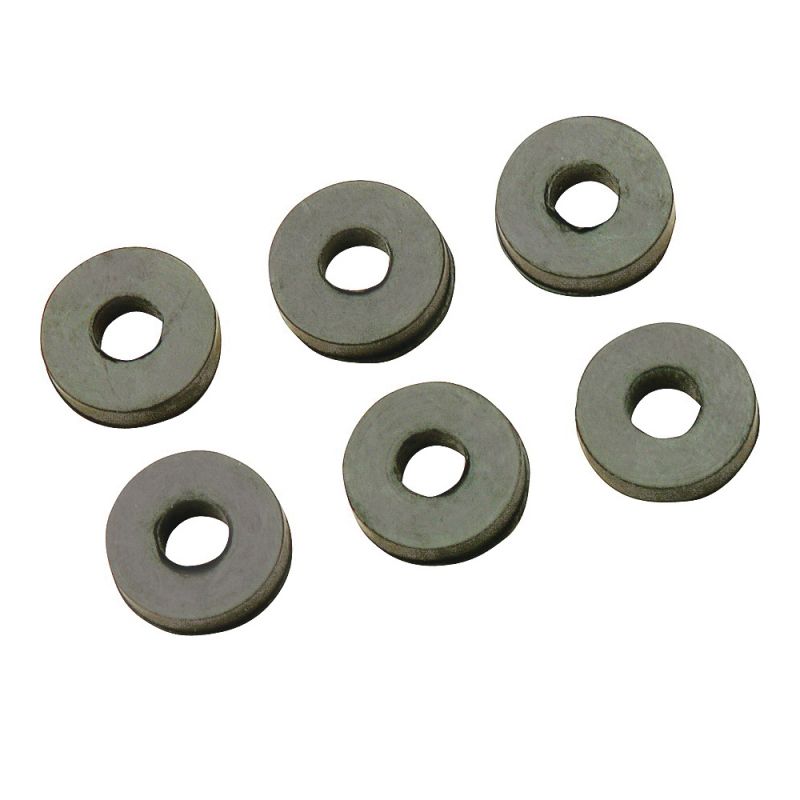 Plumb Pak PP805-31 Faucet Washer, #0, 17/32 in Dia, Rubber, For: Sink and Faucets #0 (Pack of 6)