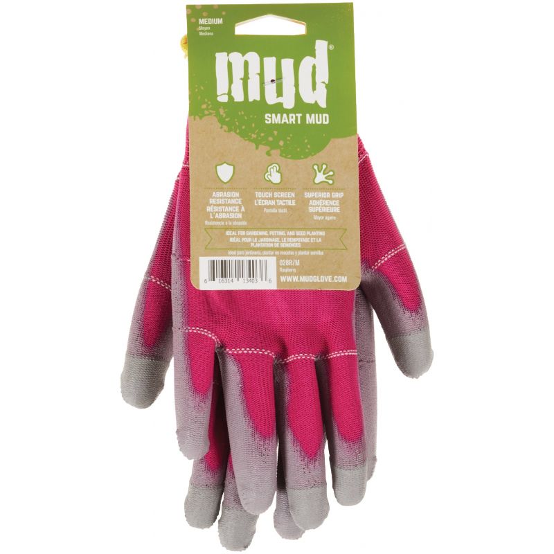 Smart Mud Garden Gloves M, Raspberry
