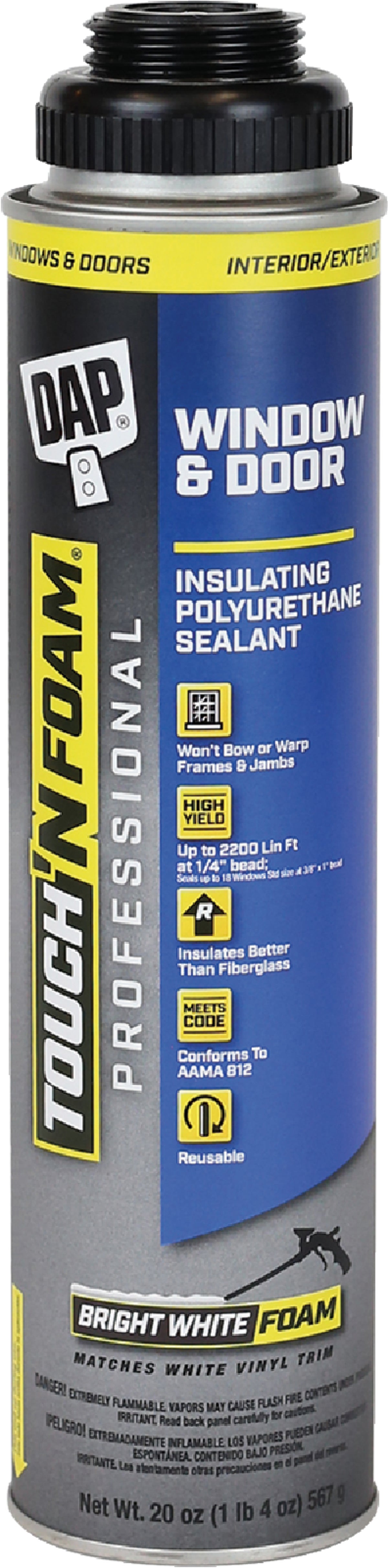 Buy DAP Touch 'n Foam All-Purpose Foam Sealant Orange, 24 Oz.