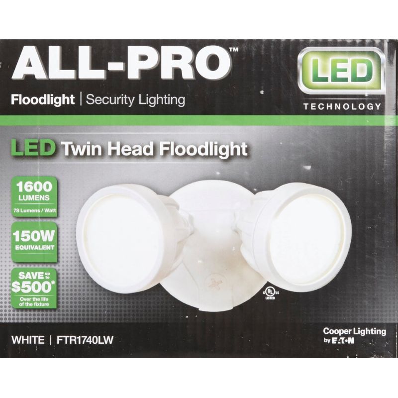 All-Pro 20W LED Floodlight Fixture White