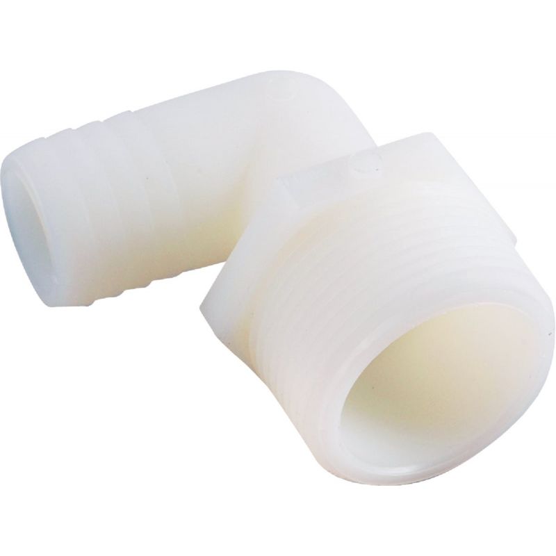Anderson Metals Male Nylon Elbow 5/8 In. Barb X 1/2 In. MPT (Pack of 5)