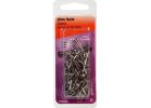 Hillman 122553 Wire Nail, 1 in L, Steel, Bright, Flat Head, Smooth Shank, 2 oz (Pack of 6)
