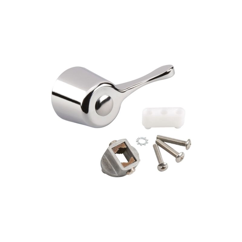 Moen M3055 Faucet Handle, Chrome Plated, For: Two Handle Faucets
