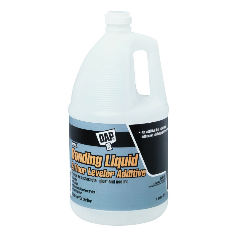 DAP 35090 Floor Leveler Additive, Liquid, White, 1 gal Bottle White