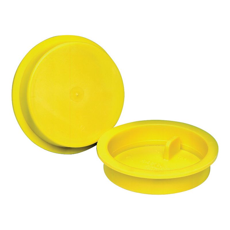 Oatey Knock-Out 39100 Test Cap with Barcode, 1-1/2 in Connection, ABS, White White