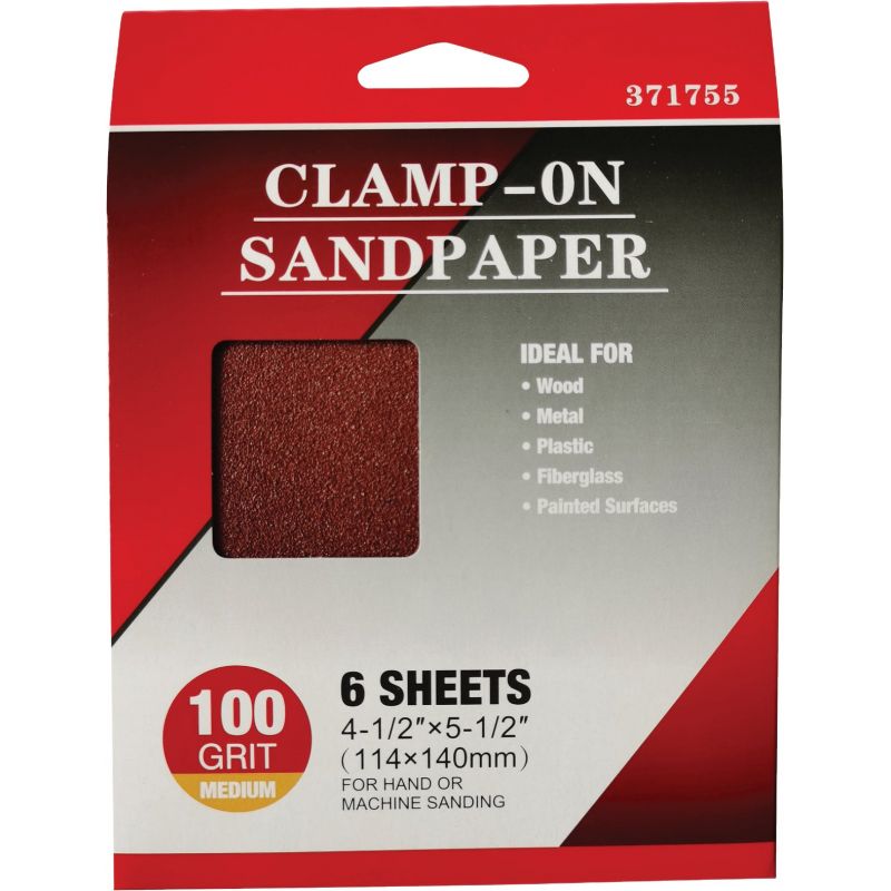 Clamp-On Sandpaper