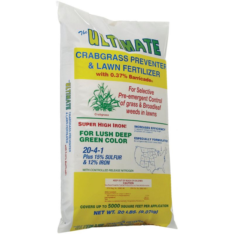 Ultimate Lawn Fertilizer With Crabgrass Preventer 20 Lb.