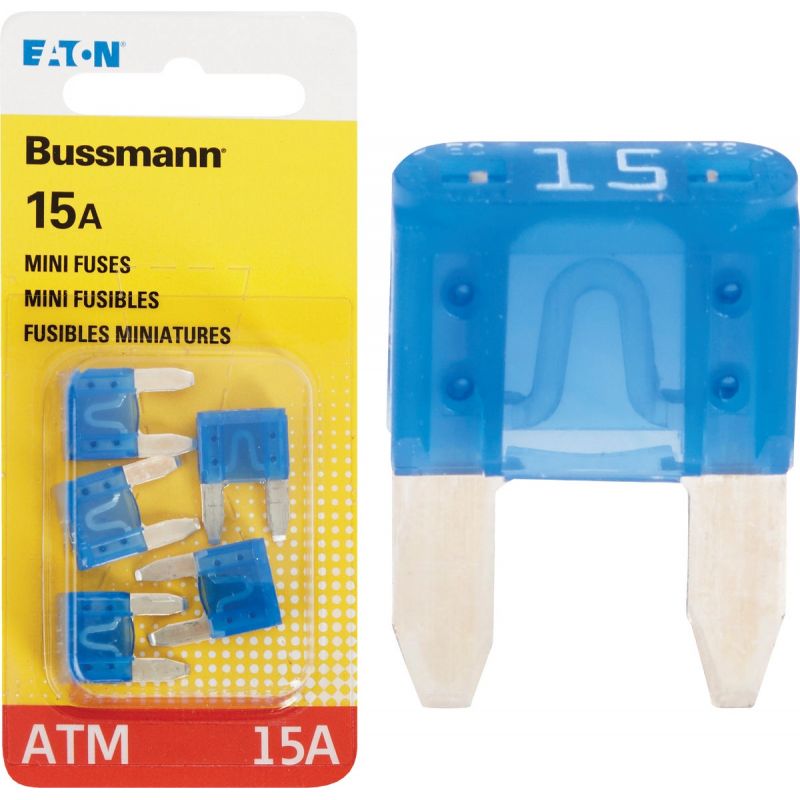 Bussmann ATM Mini Automotive Fuse Blue, 15A